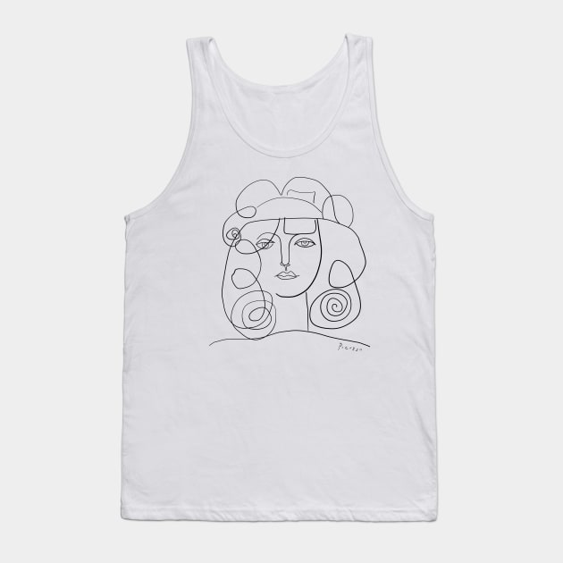 Pablo Picasso Tank Top by Antho